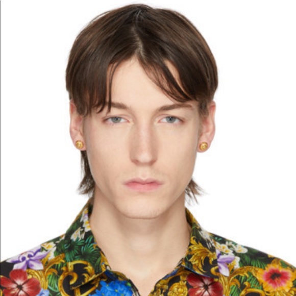 Versace Chain Stud Earrings - Picture 4 of 5